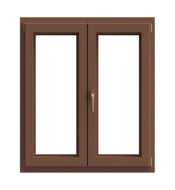 Finestra 2 ante Legno Alluminio