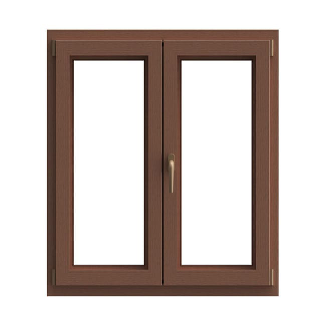 Finestra 2 ante Legno Alluminio